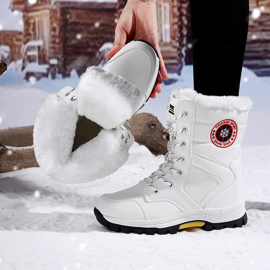 Damen isolierte Winterstiefel mit rutschfester Sohle EB