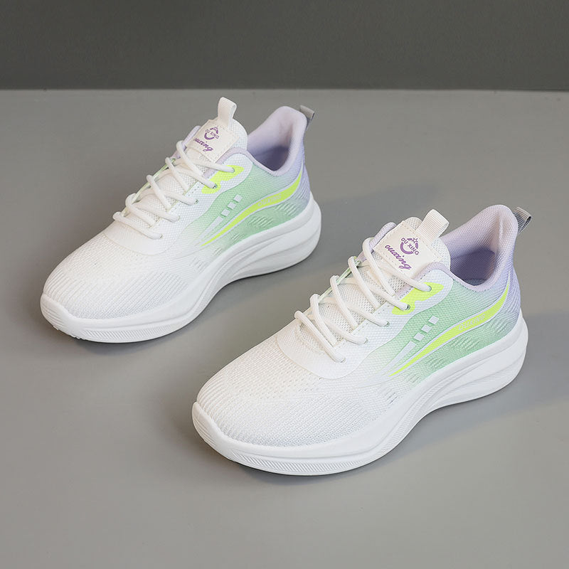 Damen Komfortable Lauf-Sneaker mit atmungsaktivem Mesh-Obermaterial und flexiblem Design EB