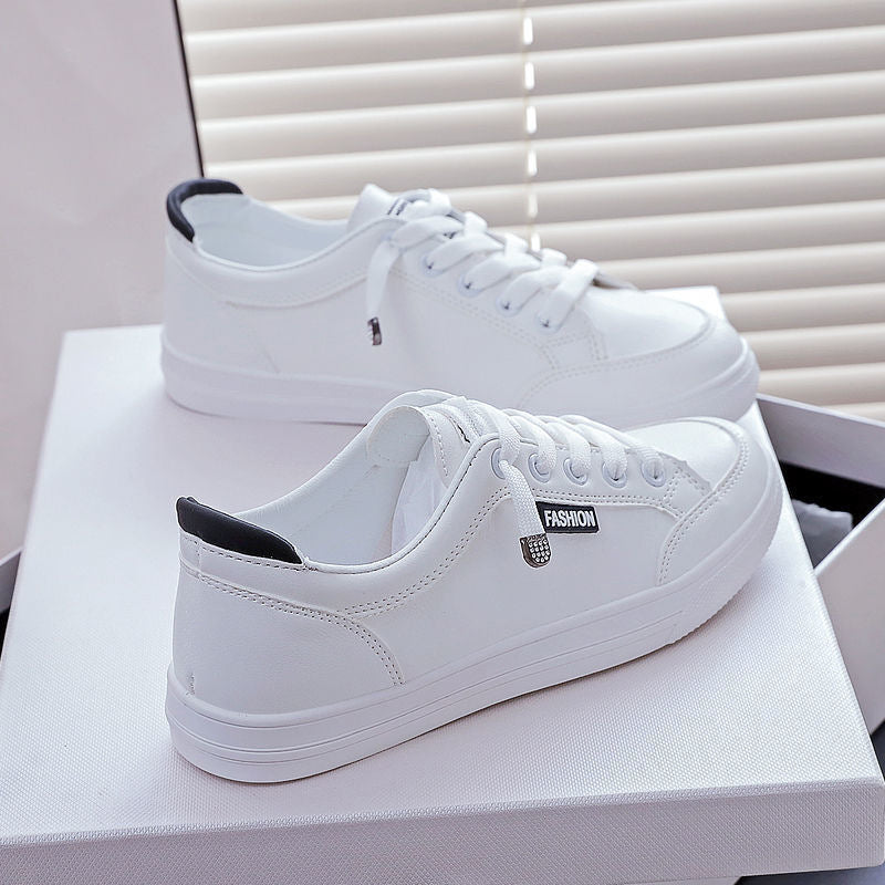 Damen Sportliche Sneakers mit seitlichem Logo und klassischem Design EB