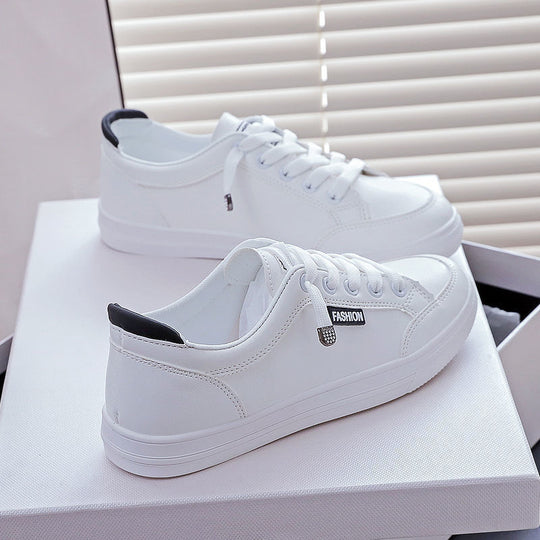 Damen Sportliche Sneakers mit seitlichem Logo und klassischem Design EB