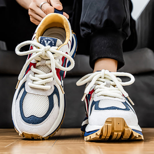 Damen Sportliche Sneakers mit atmungsaktiver Mesh-Oberfläche und dämpfender Sohle EB