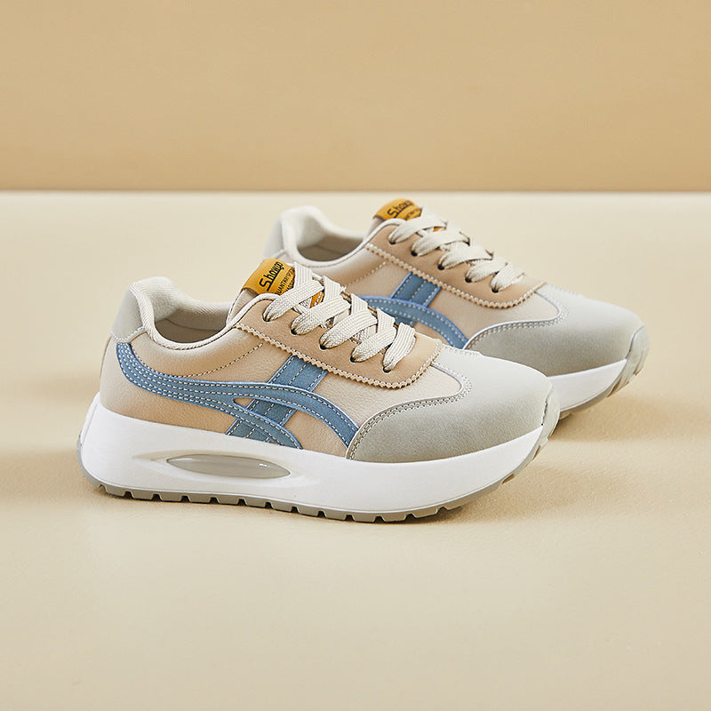 Damen Sportliche Sneaker mit atmungsaktiver Oberflächenstruktur und komfortabler Dämpfung EB