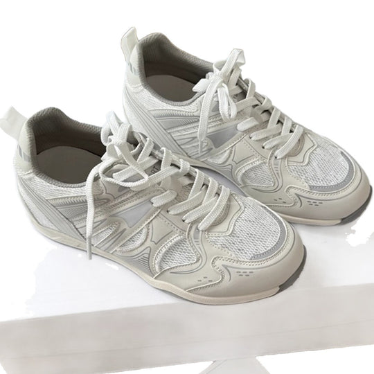 Damen Sportliche Freizeitsneaker mit atmungsaktiver Mesh-Oberfläche und rutschfester Sohle EB