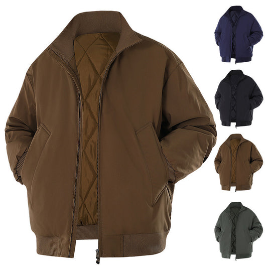 Herren Winterjacke mit warmem Innenfutter und praktischen Taschen EB
