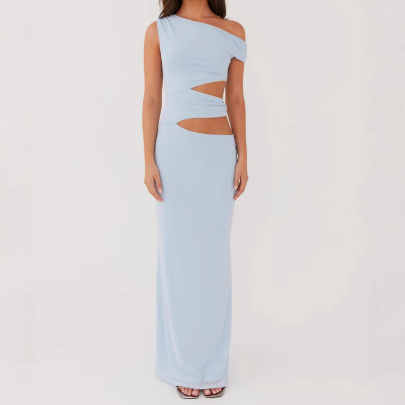 Damen Elegantes Maxikleid mit raffinierten Cut-Out-Details und figurbetontem Schnitt EB
