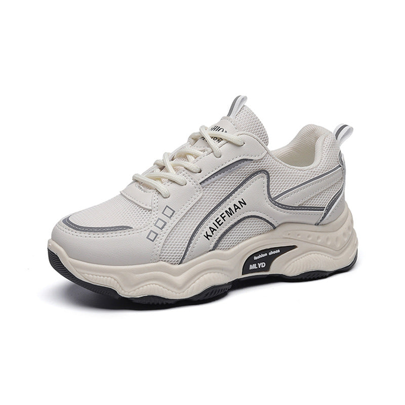 Damen Sportliche Sneaker mit stoßdämpfender Sohle und atmungsaktivem Obermaterial EB