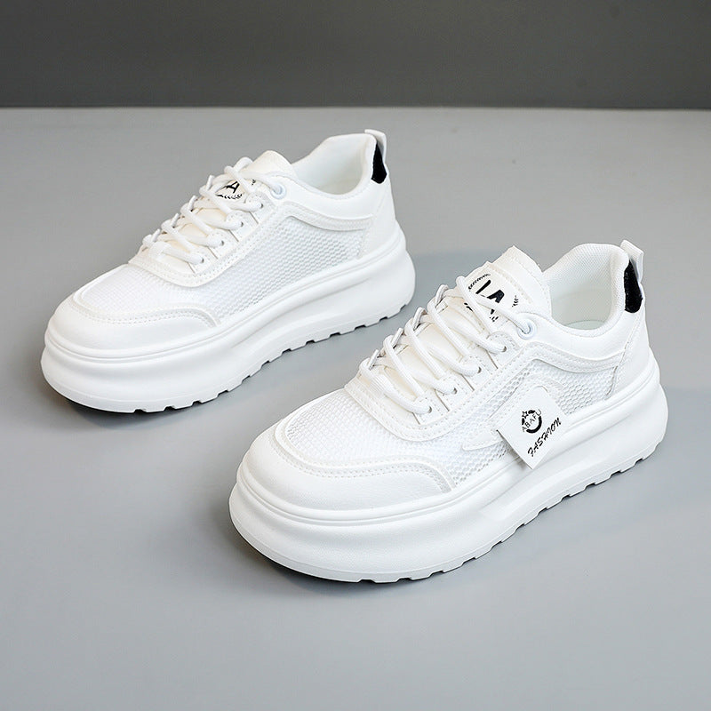 Damen Modische Sneakers mit atmungsaktiver Mesh-Oberfläche und dämpfendem Sohlenprofil EB