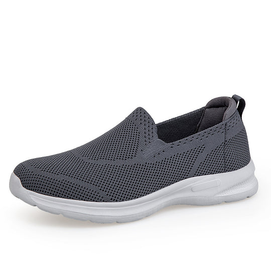 Damen Bequeme Slip-On Lauf-Sneaker mit atmungsaktivem Obermaterial EB