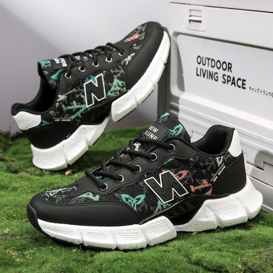 Damen Sportliche Sneakers mit modischem Strukturdesign und atmungsaktiven Materialien EB