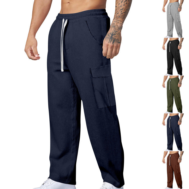 Herren Cargo-Jogginghose mit praktischen Seitentaschen und elastischem Bund EB
