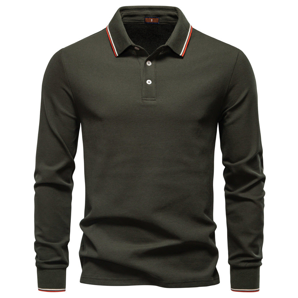 Herren Langarm Poloshirt EB