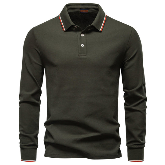 Herren Langarm Poloshirt EB