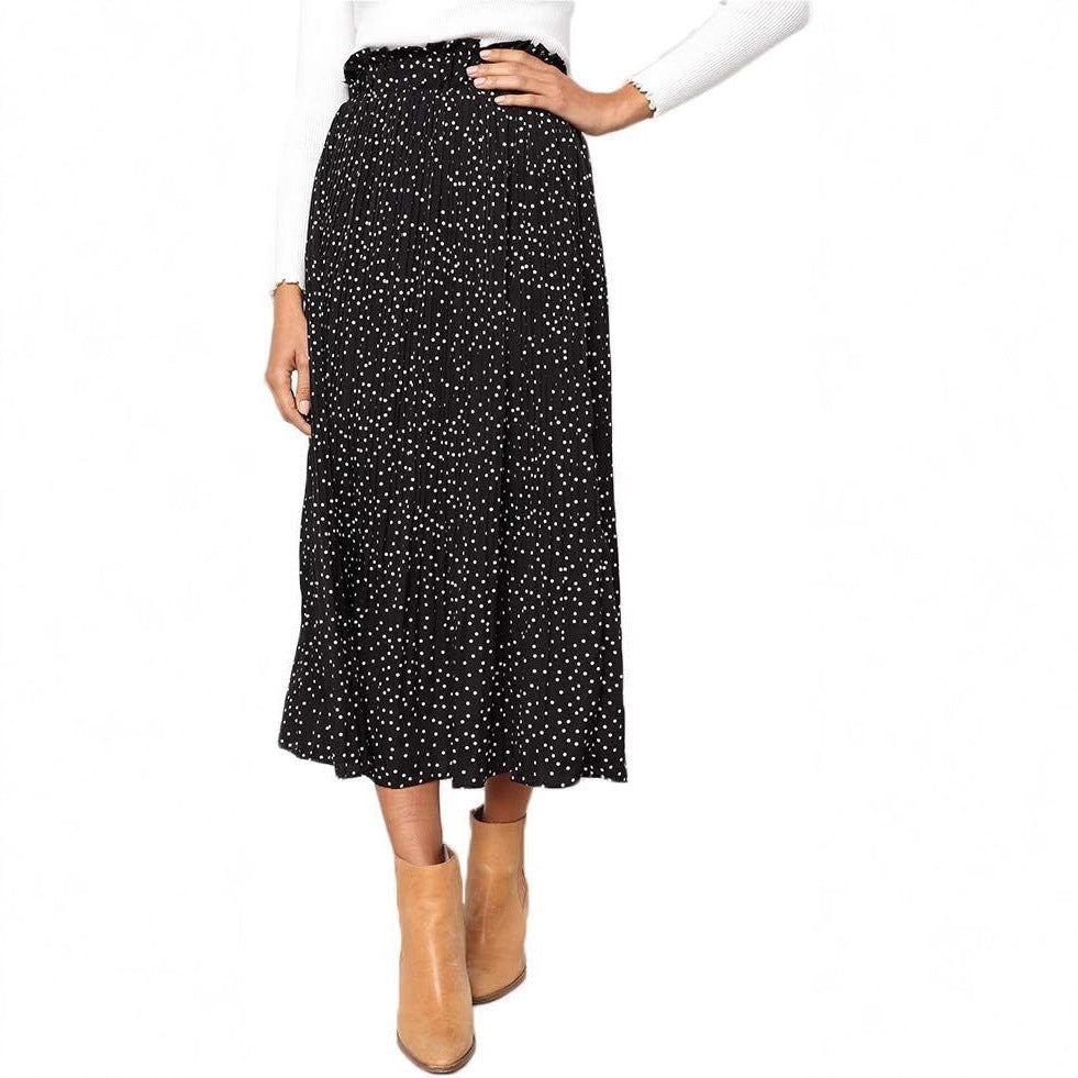 Damen Maxirock mit modischem Animal Print EB