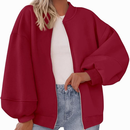 Damen Oversized Sweaterjacke EB