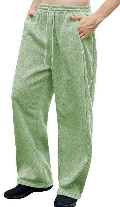 Damen nan weite Loungehose mit hohem Komfortbund, elastischem Tunnelzug und seitlichen Eingrifftaschen EB