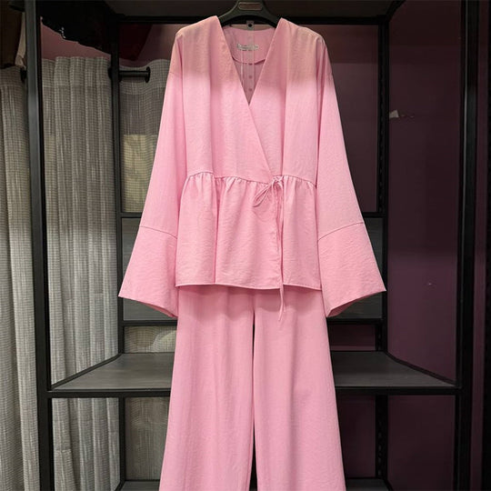 Damen Leichtes Loungewear-Set mit lockerer Passform EB