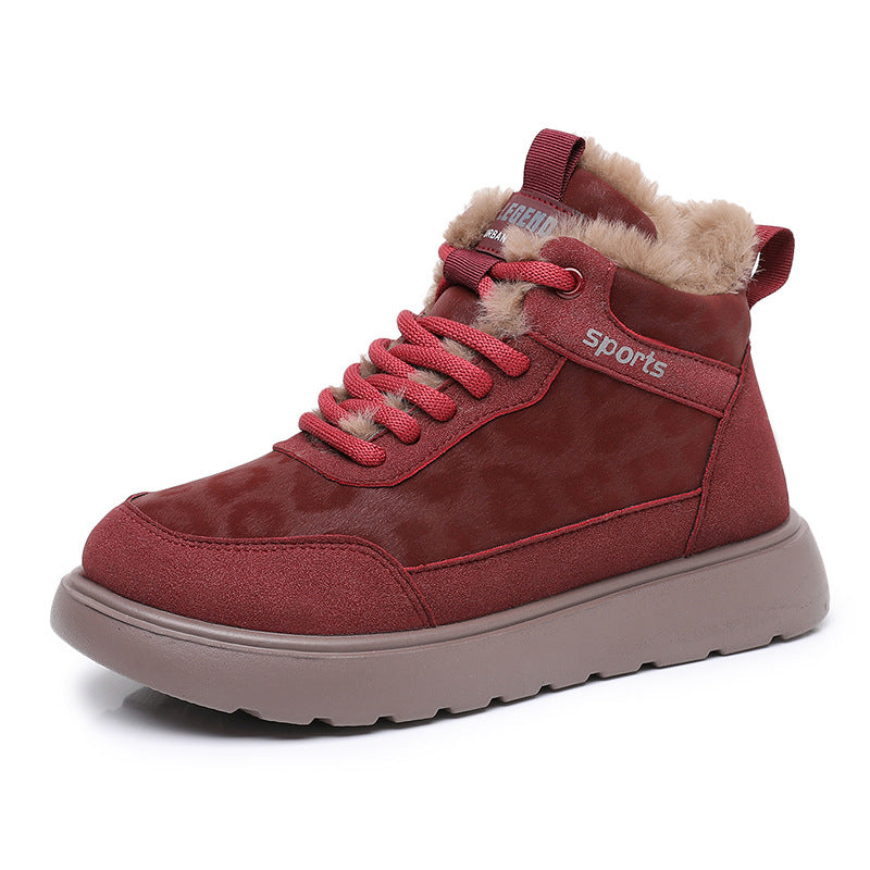 Damen Winterliche Sneakers mit isolierendem Innenfutter und rutschfester Sohle EB