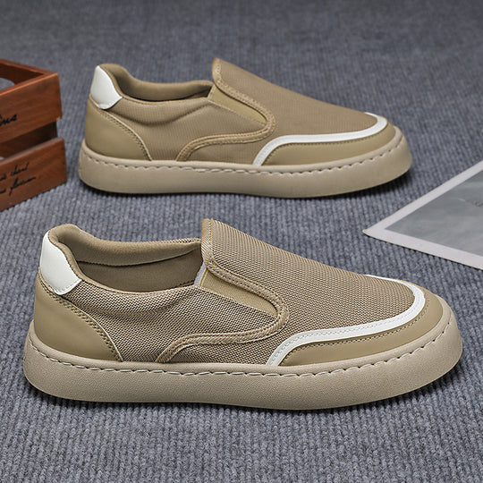 Damen Slip-On Sneakers mit atmungsaktiver Netzstruktur EB