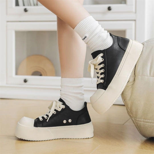 Damen Sportliche Sneaker mit einzigartiger Plateau-Sohle EB