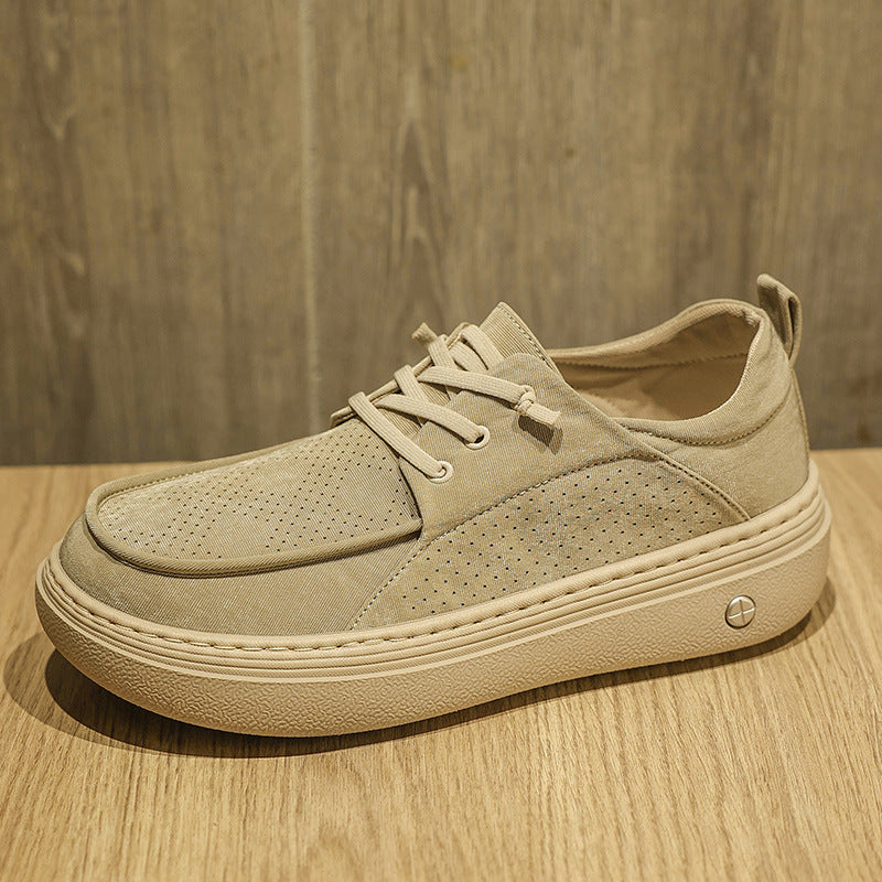 Damen Bequeme und atmungsaktive Sneaker mit perforiertem Obermaterial EB