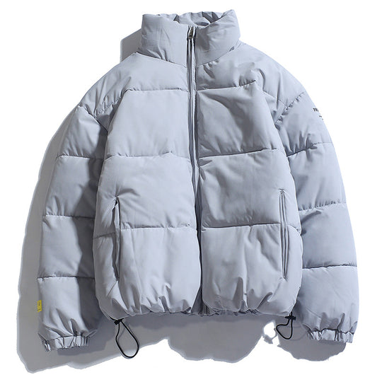 Damen modische Steppjacke mit hohem Kragen und praktischen Taschen EB
