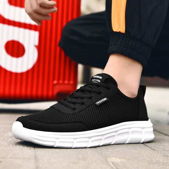Unisex nan leichter Freizeit-Sneaker mit nahtlosem Mesh-Obermaterial und viskoelastischer Zwischensohle EB