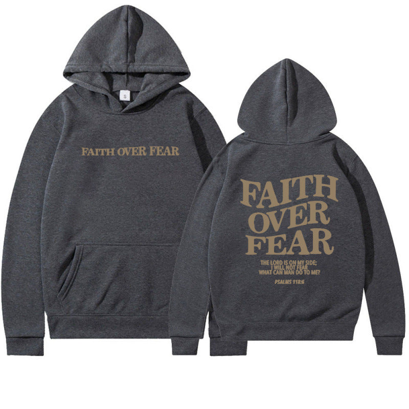 Damen Kapuzenpullover mit inspirierendem Schriftzug und hochwertiger Baumwolle EB
