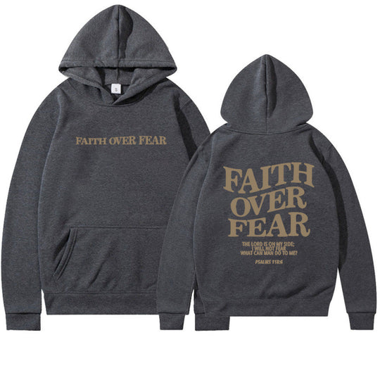 Damen Kapuzenpullover mit inspirierendem Schriftzug und hochwertiger Baumwolle EB