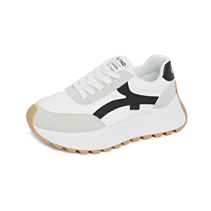 Damen modische Sneakers mit dämpfender Laufsohle und atmungsaktivem Obermaterial EB
