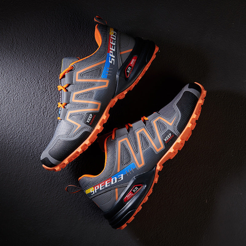 Damen Leichte Trailrunning-Schuhe mit Strapazierfähigem Obermaterial und Rutschfester Sohle EB