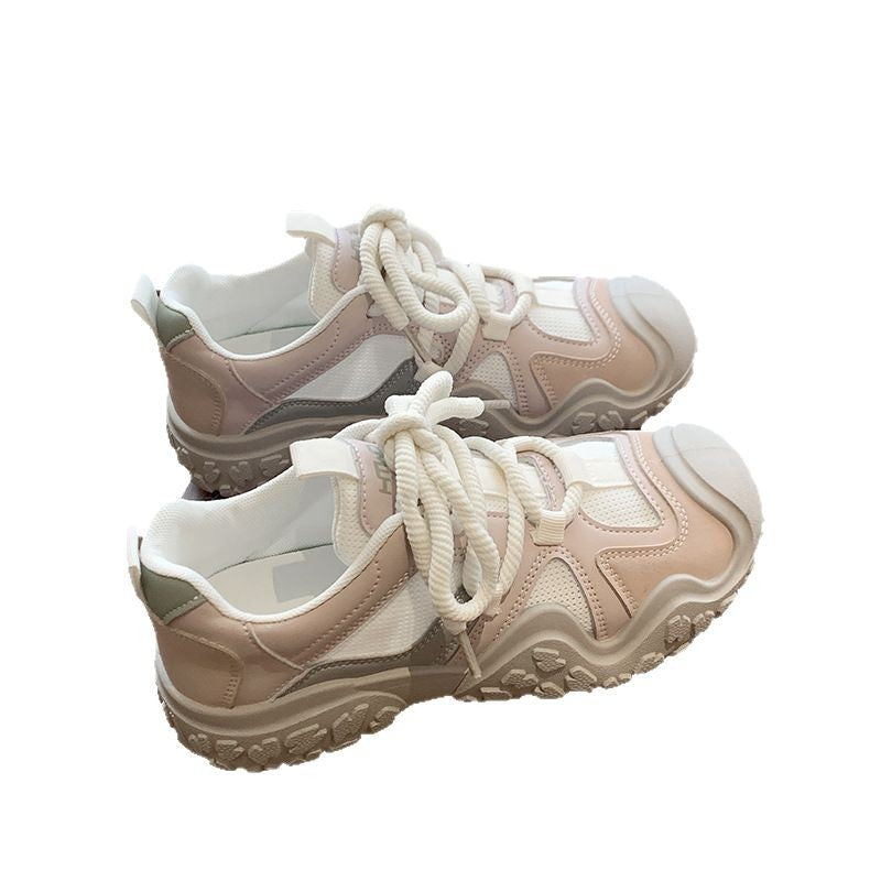 Damen Sportliche Chunky Sneakers mit atmungsaktiver Mesh-Oberfläche und rutschfester Sohle EB