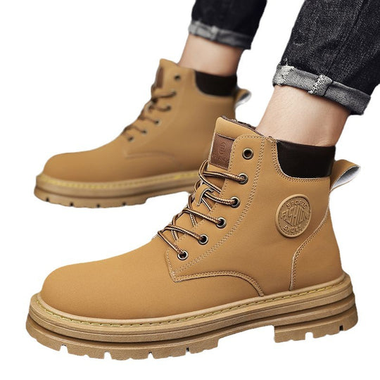 Damen Modische Winterstiefel mit stabiler Sohle und warmem Innenfutter EB