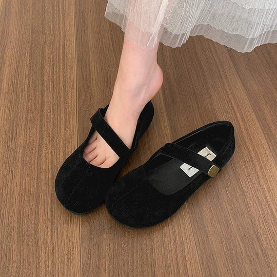 Damen Schicke Ballerinas mit Leo-Muster EB