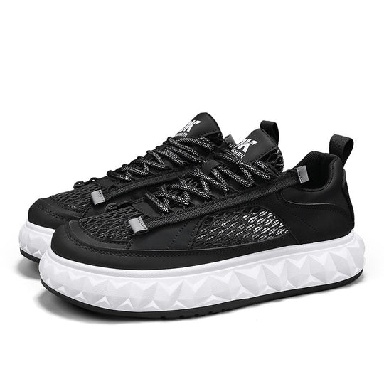 Damen Sportliche Sneakers mit atmungsaktiver Mesh-Oberfläche und dämpfender Sohle EB