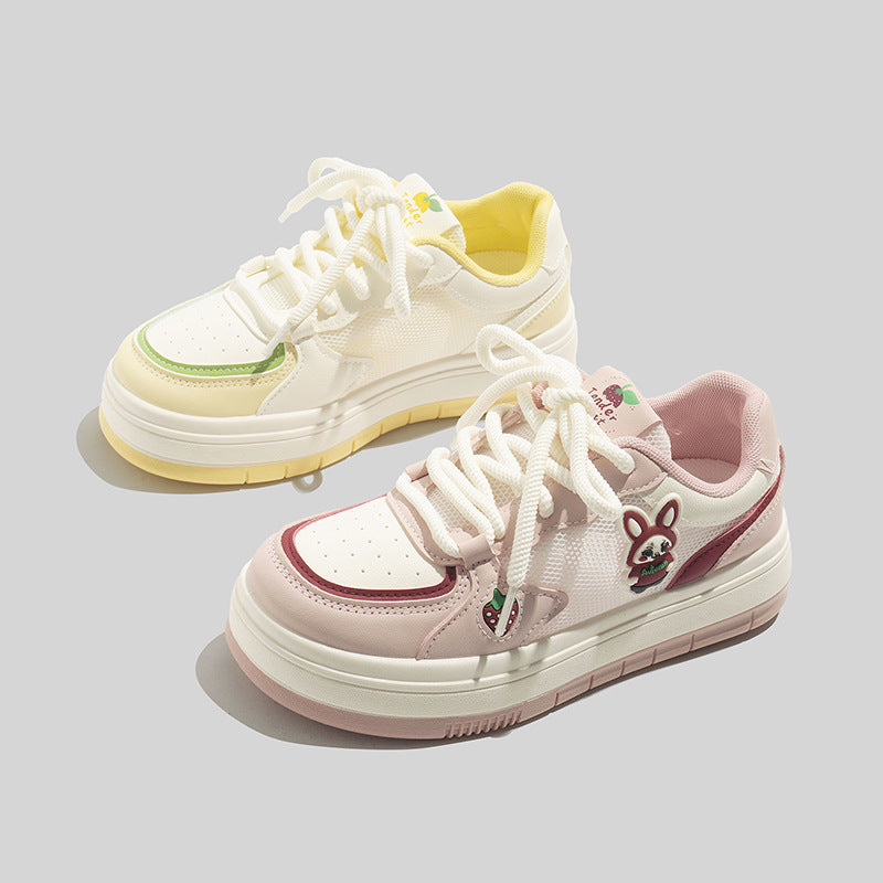 Damen Sneakers mit verspieltem Tierdesign und komfortabler Sohle EB