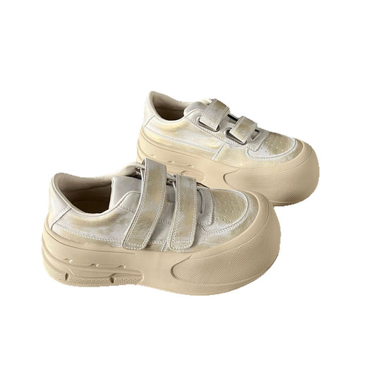Damen Chunky Sneakers mit verstellbaren Klettverschlüssen und dämpfender Sohle EB