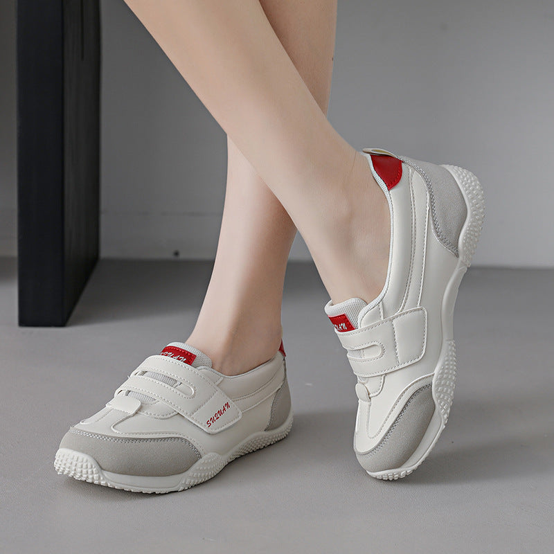 Damen Sportliche Sneaker mit praktischen Klettverschlüssen EB