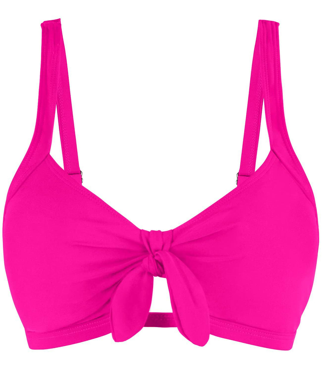 Damen Sportliches Bikinioberteil mit modischem Knotendetail EB