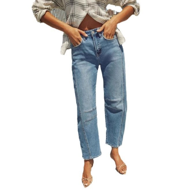 Damen High-Waist Jeans im lässigen Urban-Style EB