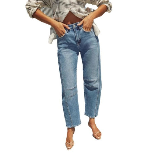 Damen High-Waist Jeans im lässigen Urban-Style EB