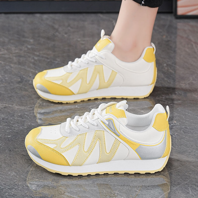 Damen Sportliche Fitness Sneakers mit atmungsaktivem Obermaterial und griffiger Laufsohle EB