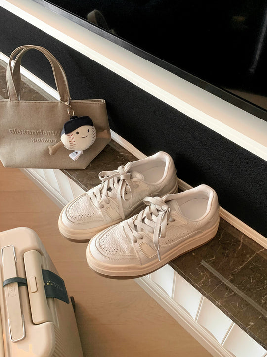 Damen Sportliche und modische Sneakers mit atmungsaktiver Oberfläche EB