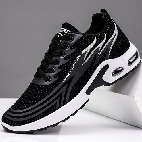 Damen Sportliche Air Cushion Sneakers mit atmungsaktivem Obermaterial EB