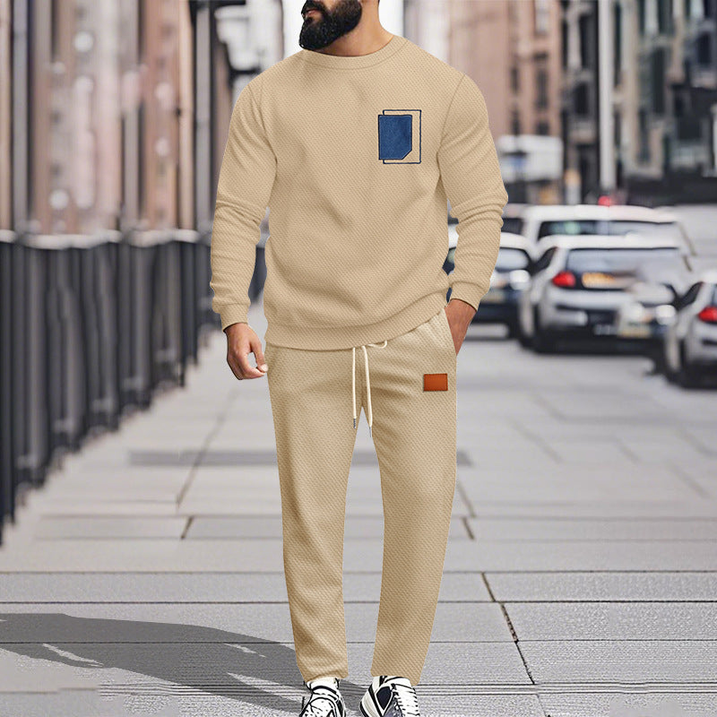 Herren Bequemer Freizeitanzug mit modischem Design und praktischen Taschen EB