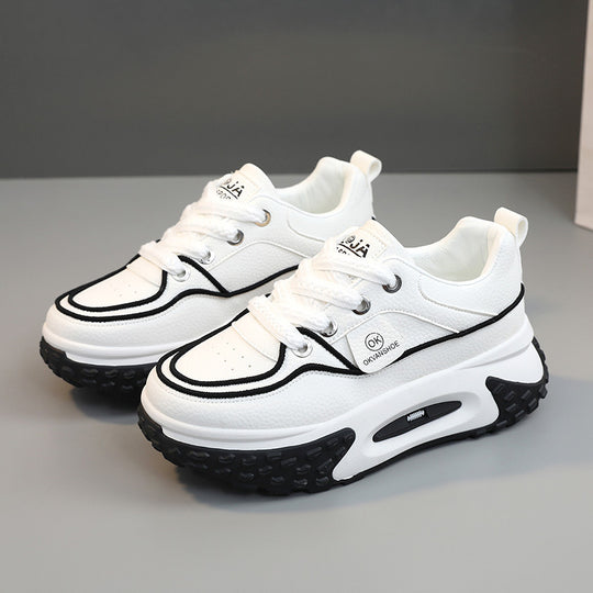 Damen bequeme Chunky Sneaker mit dämpfendem Sohlenprofil EB
