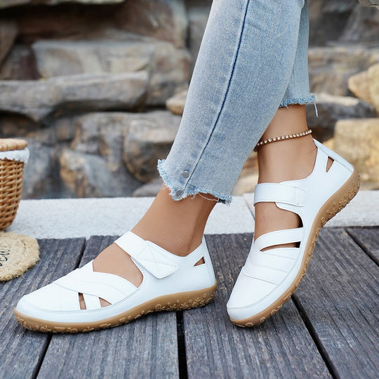 Damen Freizeit-Sandalen mit verstellbarem Riemen und luftigem Design EB
