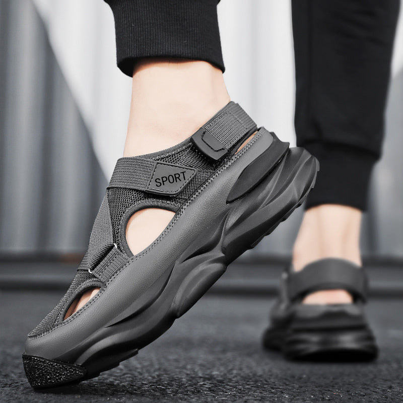 Damen Sportliche Sandalen mit rutschfester Sohle und innovativem Klettverschluss EB