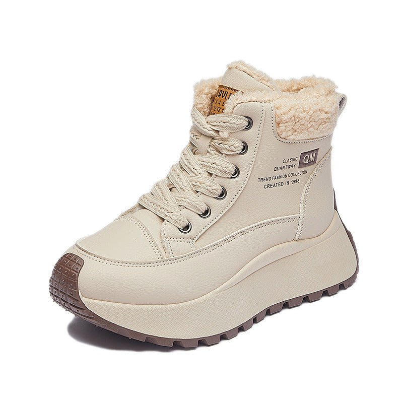 Damen Urbanen Winterstiefel mit weichem Futter und rutschfester Sohle EB