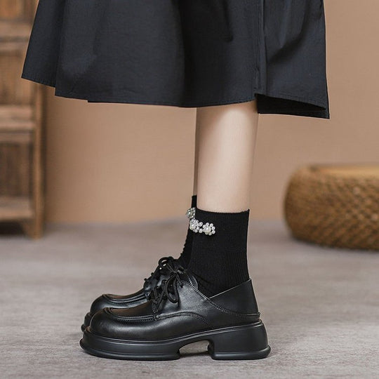 Damen Schnürschuhe im klassischen Look mit bequemer Laufsohle EB