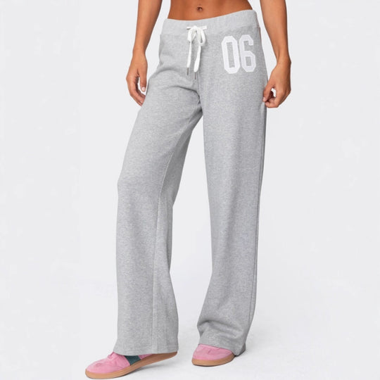 Damen weit geschnittene Freizeithose mit Tunnelzug EB
